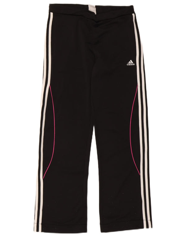 Adidas Pantalon de Survêtement Fille 15-16 ans Noir Polyester