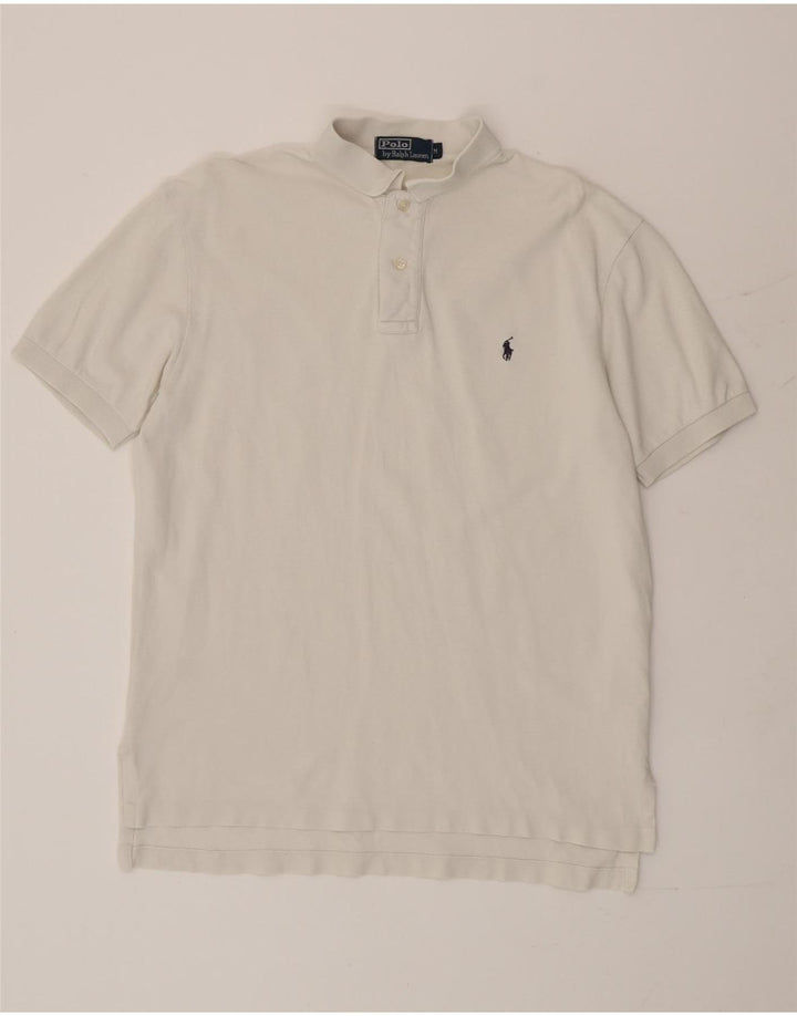 Polo Ralph Lauren Herrenhemd aus mittelweißer Baumwolle