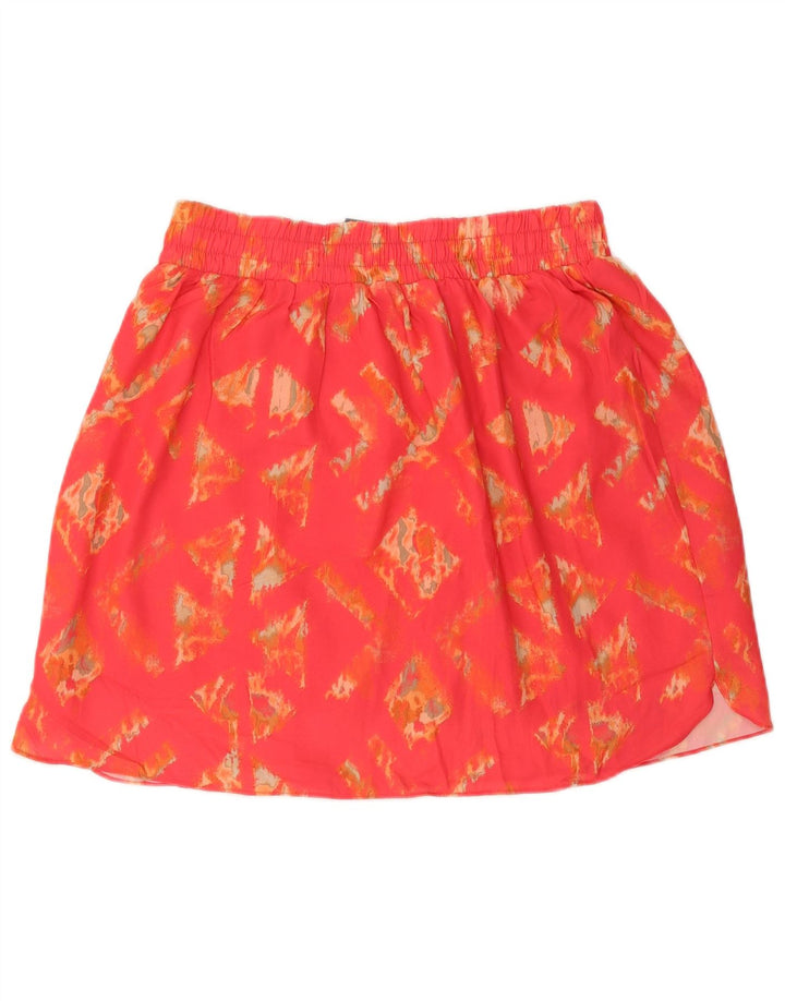 MOSSIMO Dame Mini Nederdel Stor W32 Pink Geometrisk Polyester
