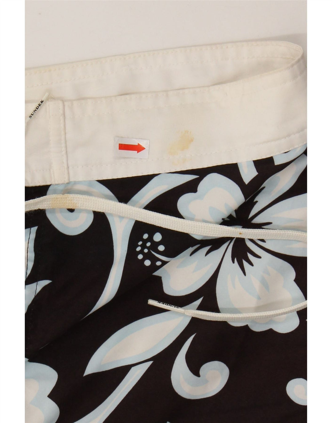 SUNDEK Badeshorts til mænd Large Black Floral Polyester