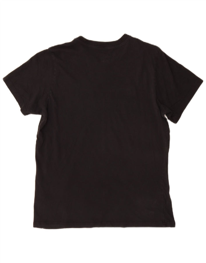 Nike Mens Graphic T-Shirt Top Large Black Cotton