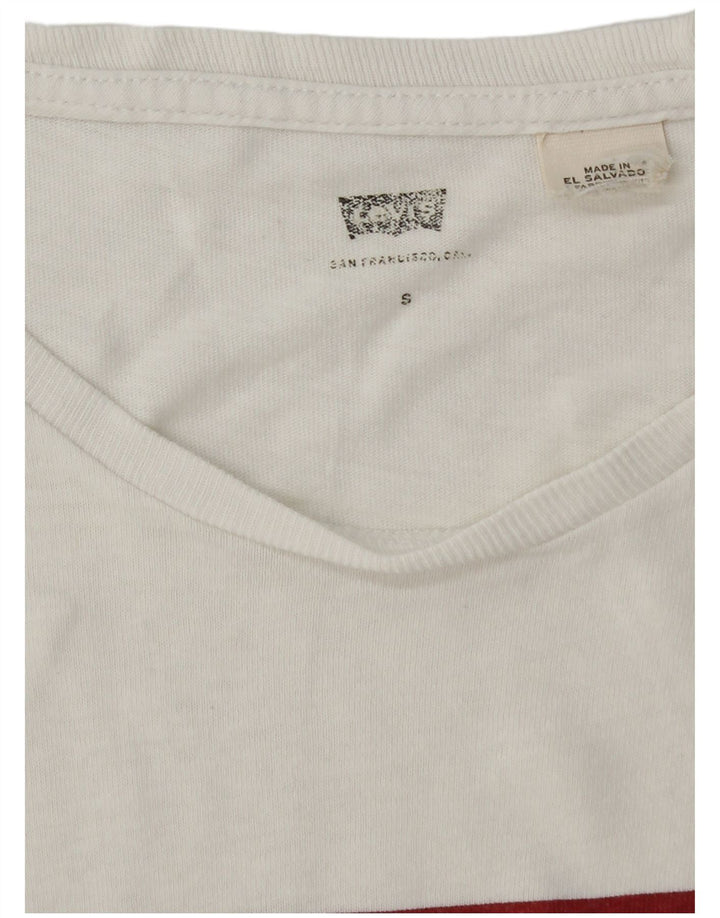 Levi's Mens Graphic T-Shirt Top Small White