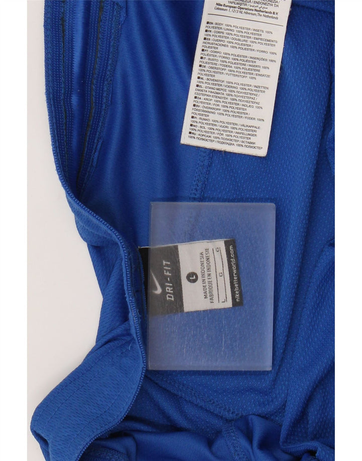 Nike Mens Dri Fit Sport Shorts Large Blue Polyester