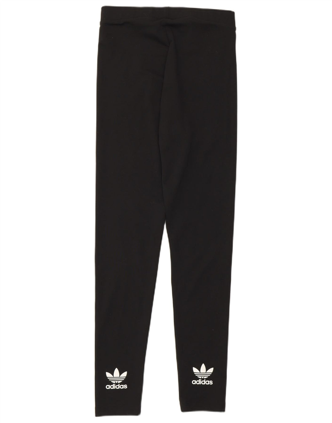 Adidas Womens Leggings UK 10 Small Black Polyester