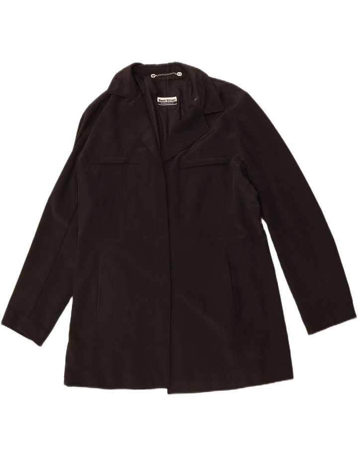 BOND STREET Dame Longline Blazer Jacket IT 48 XL Sort Polyester