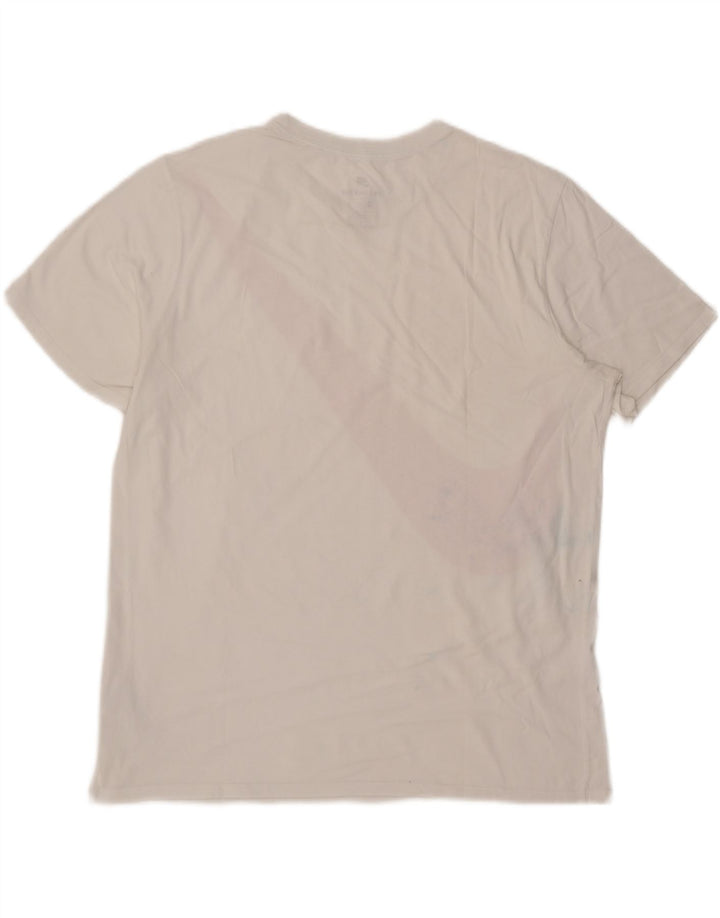 Nike Mens Athletic Cut Graphic T-Shirt Top XL White