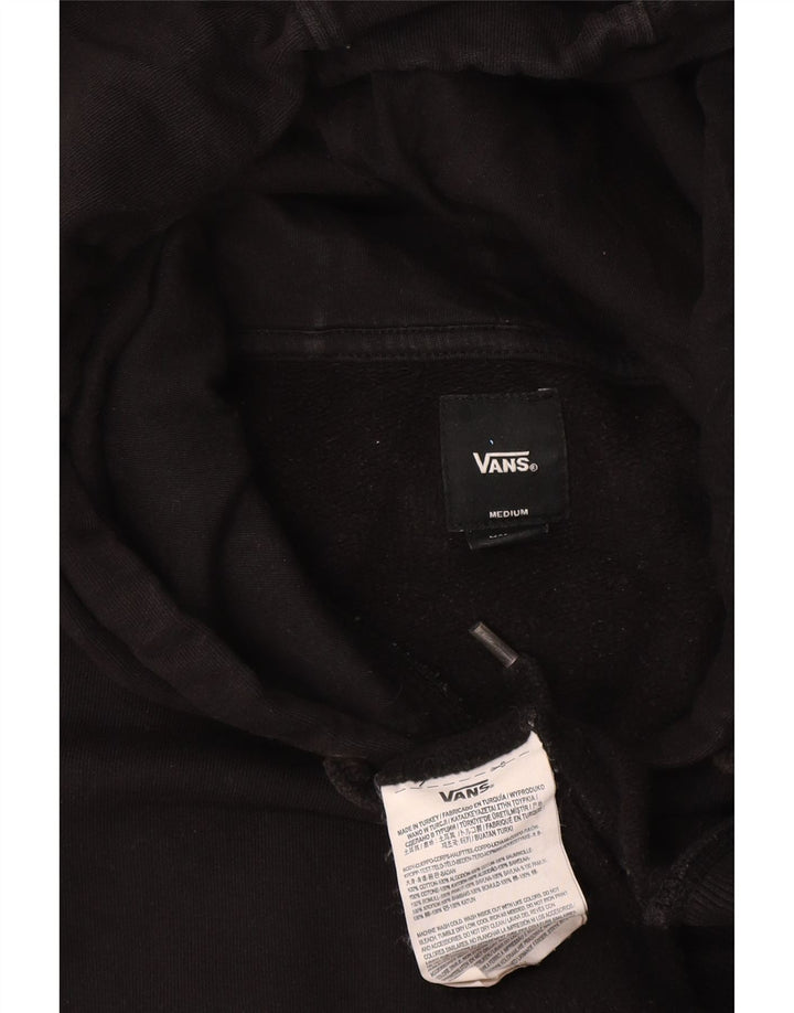 Vans Pull à capuche graphique en coton noir moyen pour homme