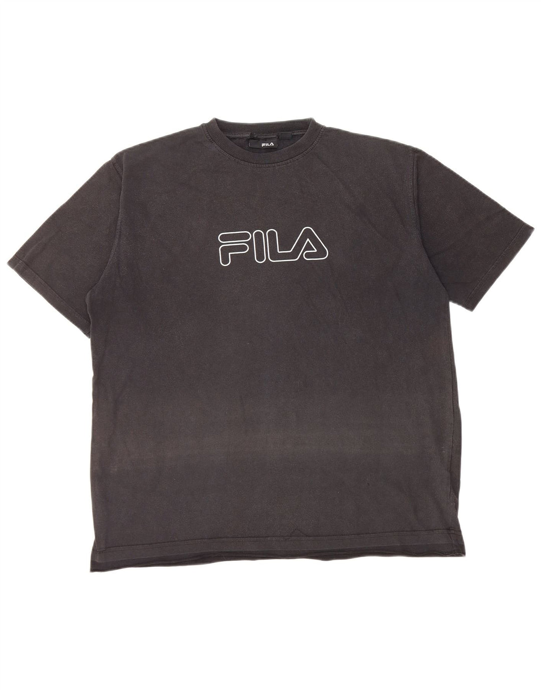 Fila Womens Graphic T-Shirt Top UK 16 Large Black