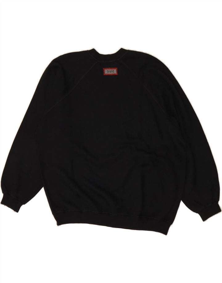 GYMNASIUM Mens Sweatshirt Jumper XL Black Cotton Vintage Gymnasium and Second-Hand Gymnasium from Messina Hembry 