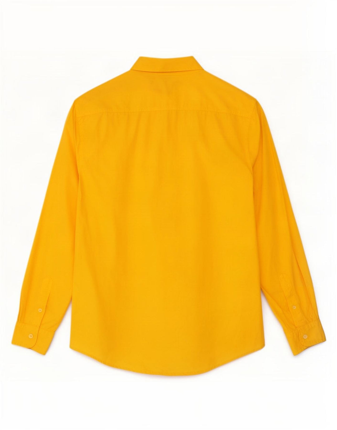 Calvin Klein Jeans Mens Shirt Large Yellow Cotton