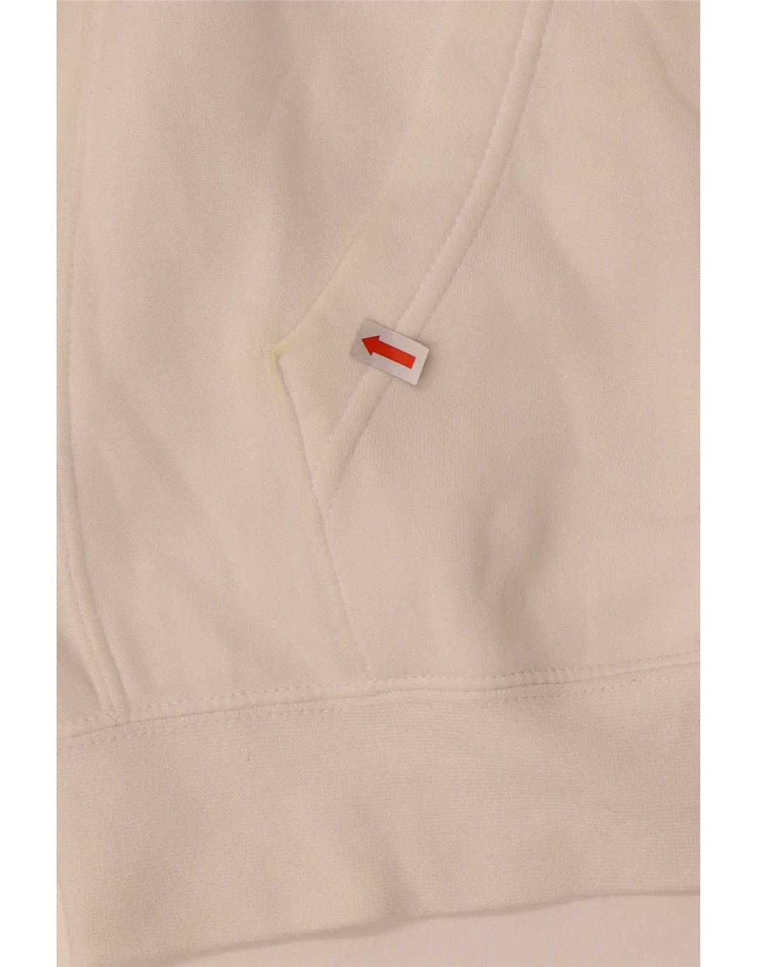 Nike Mens Graphic Hoodie Jumper Medium White Cotton