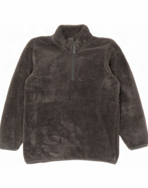 Jersey polar con cremallera y cuello para mujer de Mountain Warehouse UK 40 XL Poliéster gris