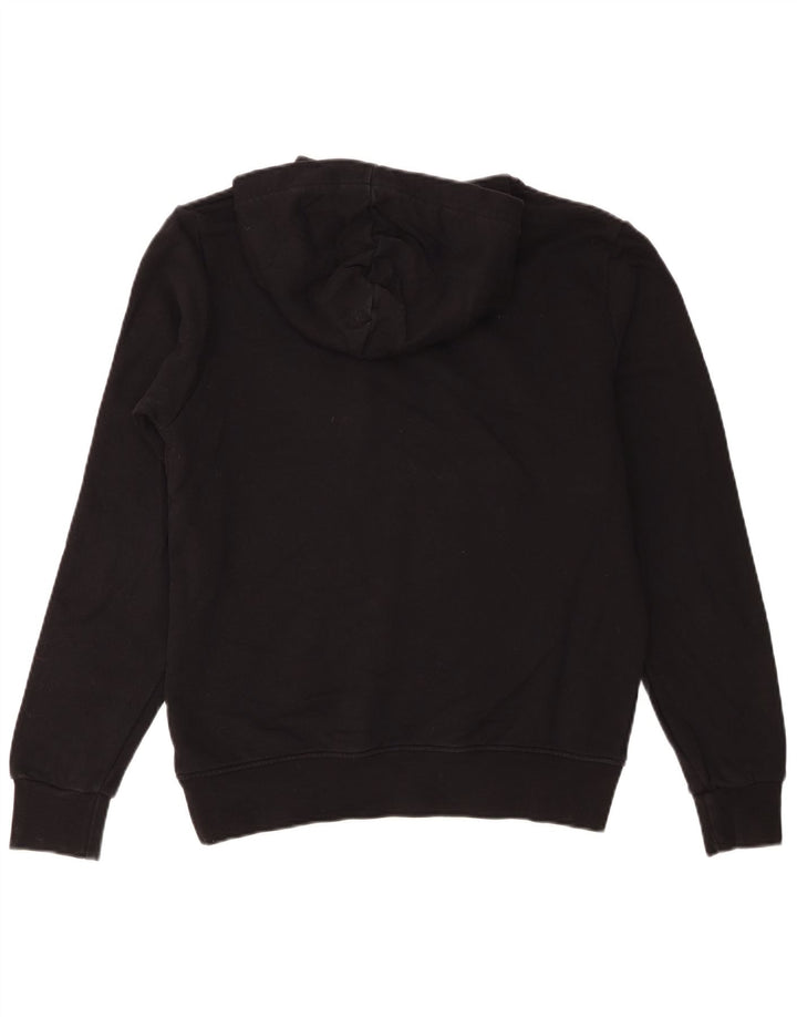 Pyrex Mens Graphic Hoodie Jumper Small Black Cotton