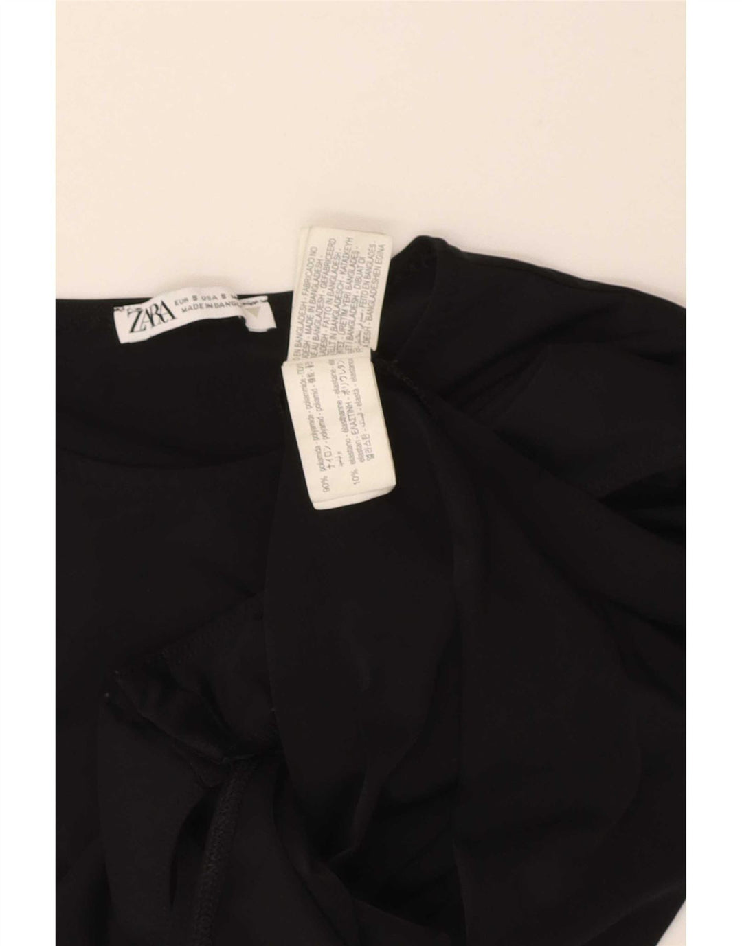 Body Zara pentru femei UK 8 Small Poliamidă neagră