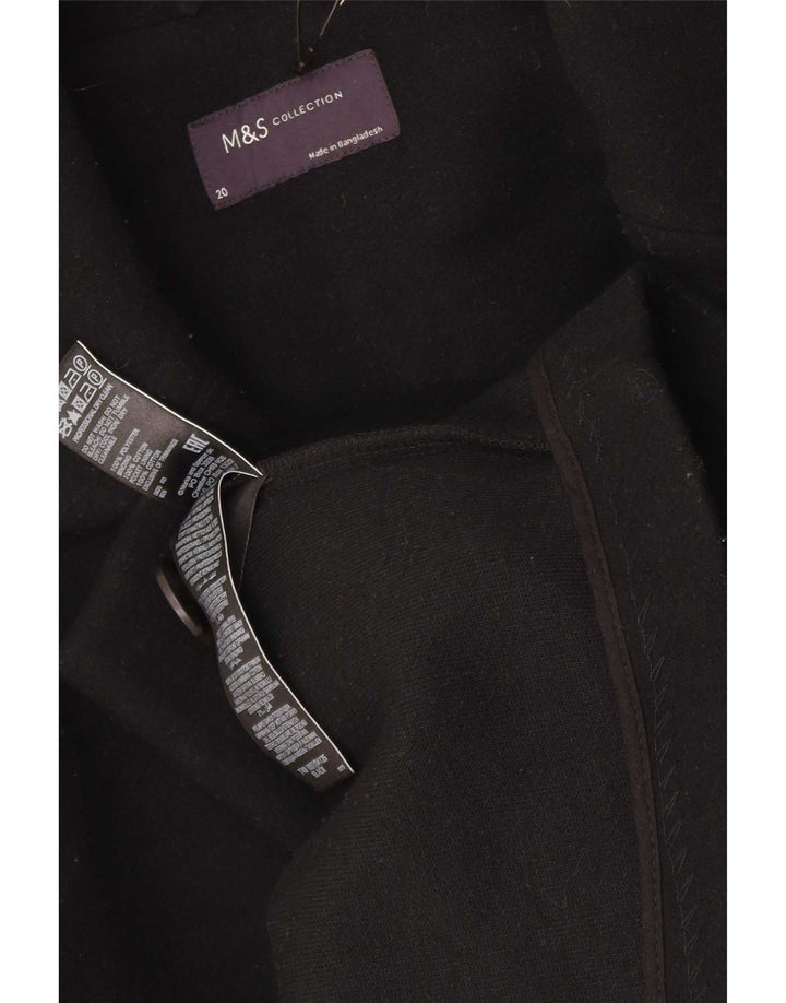 Palton pentru femei Marks & Spencer UK 20 2XL Poliester negru
