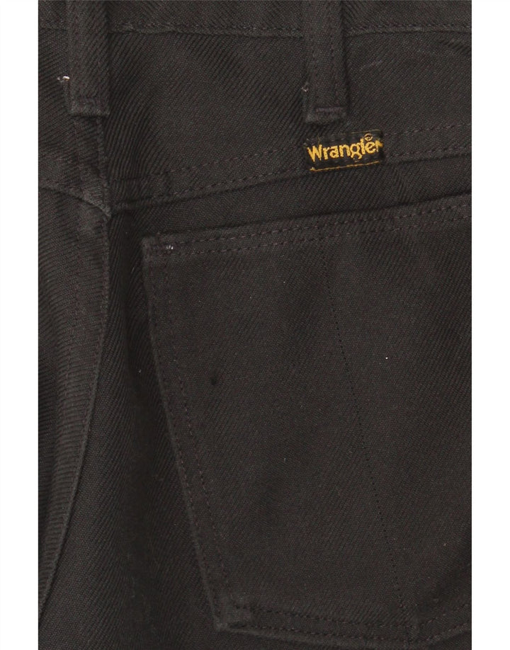 WRANGLER Womens Cropped Jeans W28 L24 Black Vintage Wrangler and Second-Hand Wrangler from Messina Hembry 