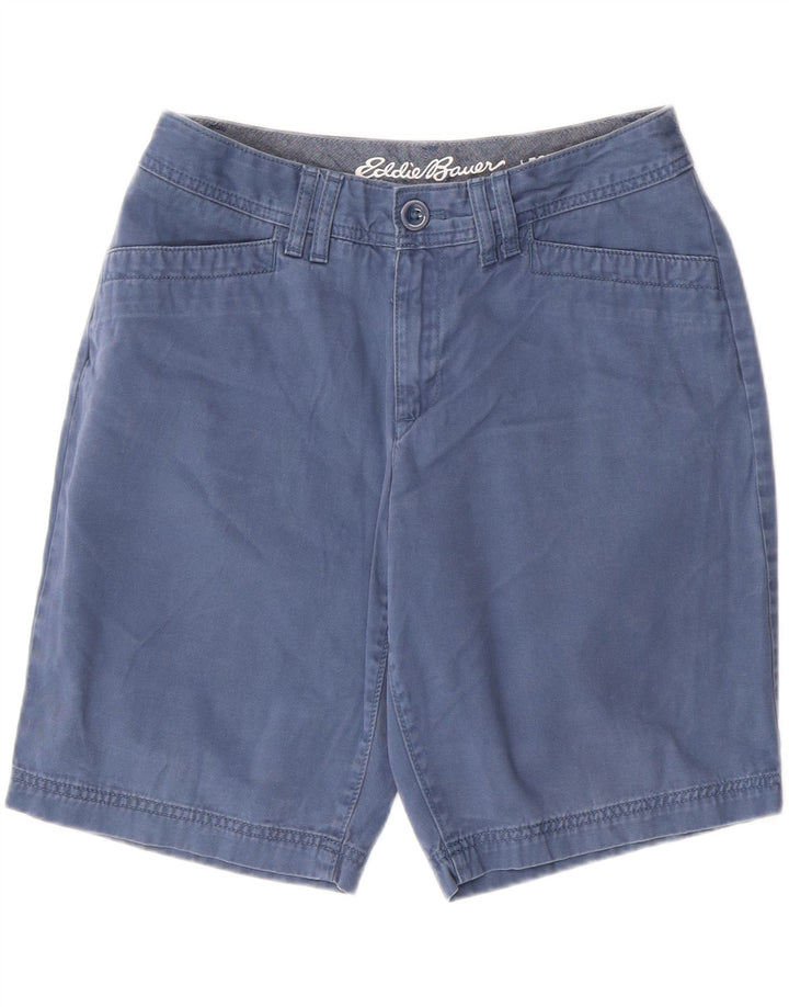 EDDIE BAUER Womens Casual Shorts US 6 Medium W28  Blue