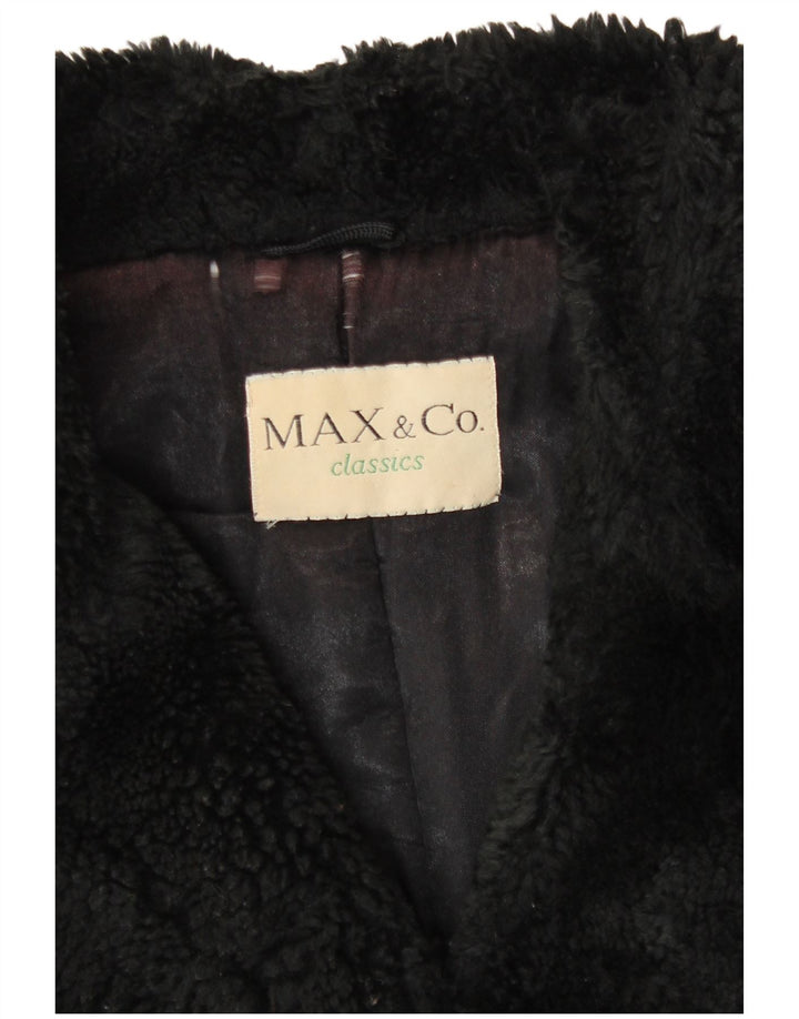 Max & Co. Womens Windbreaker Coat UK 12 Medium Black