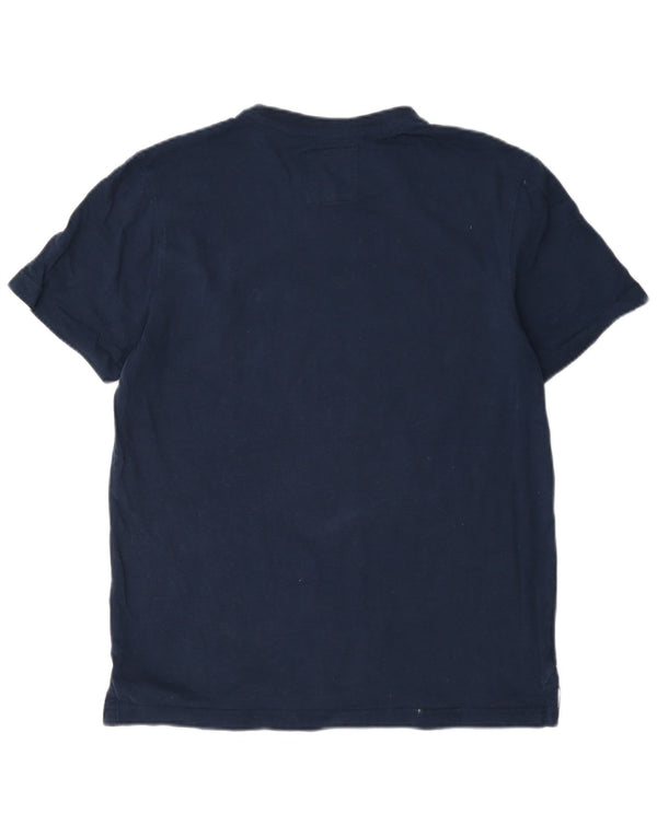Crew Clothing Camiseta para hombre Top Small Azul marino Algodón