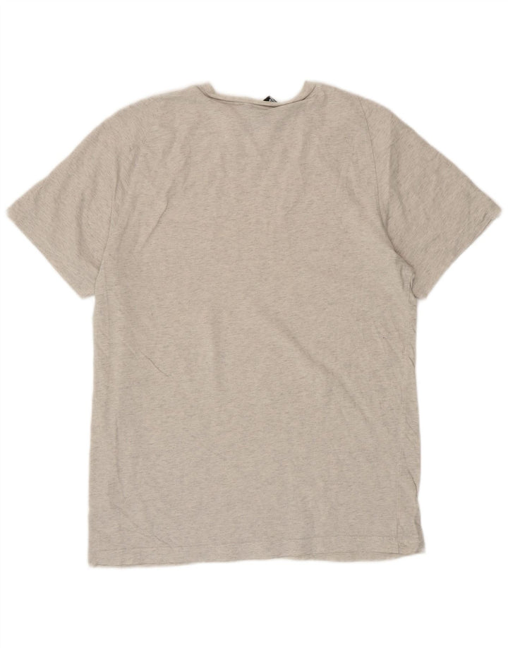 ADIDAS Mens T-Shirt Top Medium Grey Cotton