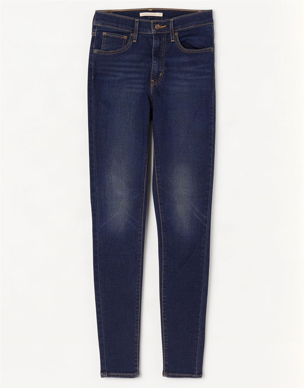 Levi's Kvinder Mile High Super Skinny Jeans W27 L32 Blå Bomuld