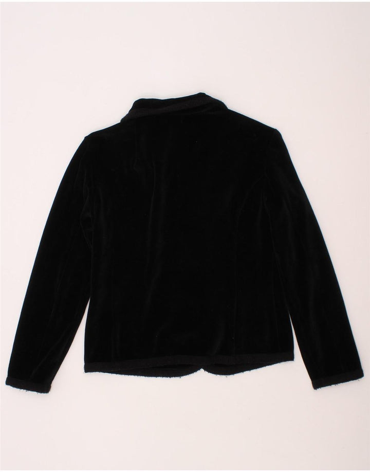 TRUSSARDI JUNIOR Girls 3 Button Blazer Jacket 5-6 Years Black Cotton Vintage Trussardi Junior and Second-Hand Trussardi Junior from Messina Hembry 