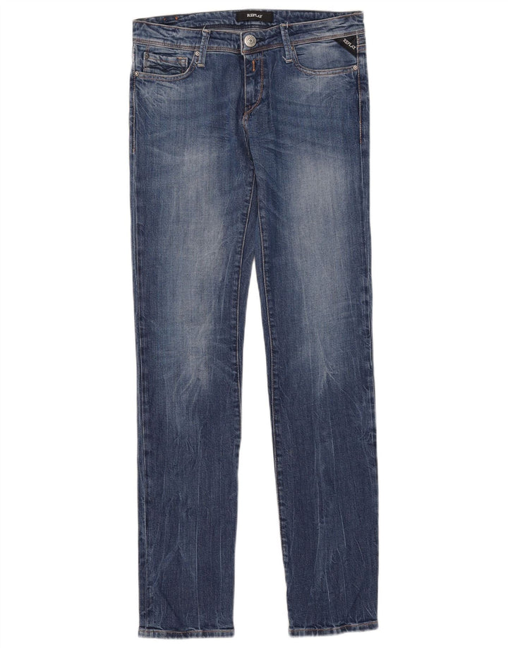 Replay Womens Skinny Jeans W29 L31 Blue