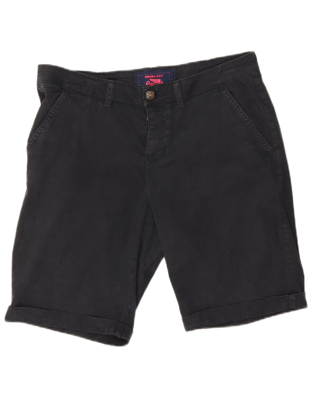 Pantaloncini chino da donna Superdry medi W30 in cotone blu navy