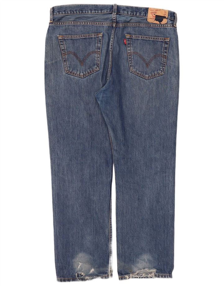 Blugi drepti pentru femei Levi's W40 L30 Bumbac albastru
