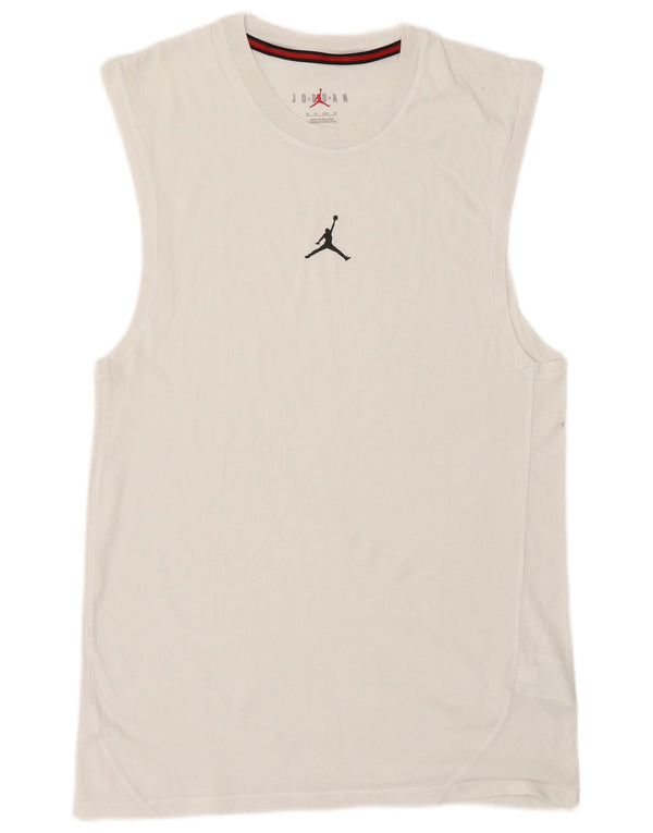 Jordan Mens Vest Top XS White Cotton