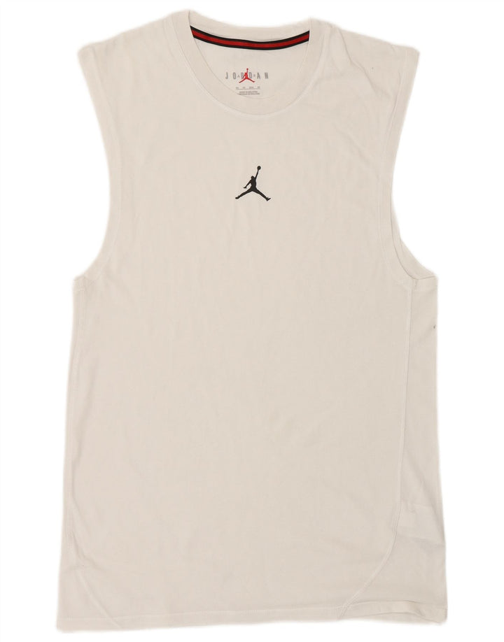 Ανδρικό γιλέκο Jordan XS Λευκό βαμβακερό