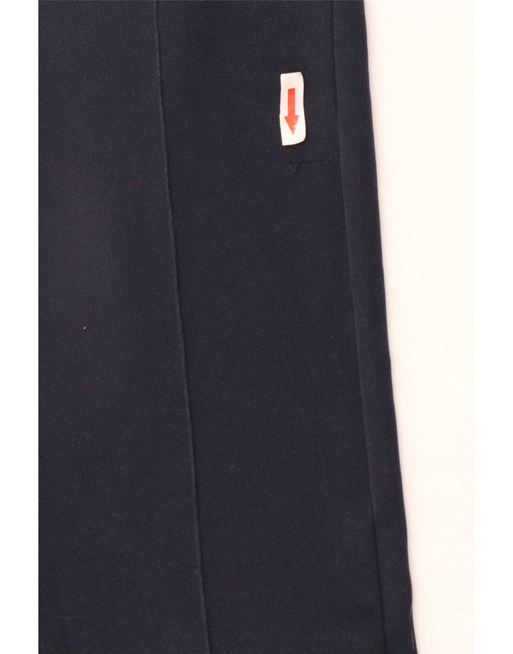Pantaloni da tuta grafica da uomo Adidas XS poliestere blu navy