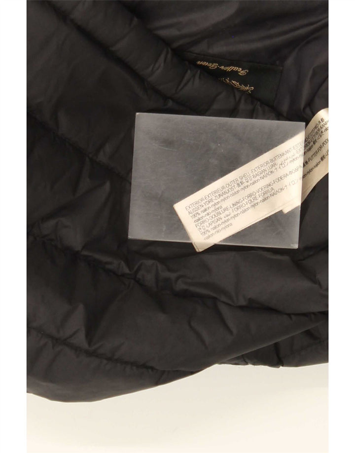 Giacca imbottita da uomo Massimo Dutti UK 40 Large in nylon nero