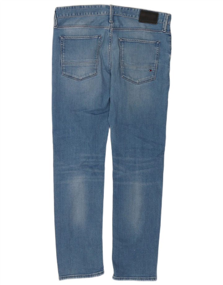 Tommy Hilfiger Herre Bleecker Slim Jeans W32 L30 Blå Bomuld