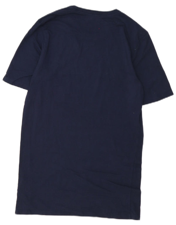 Nike Mens Athletic Cut T-Shirt Top Small Navy Blue Cotton