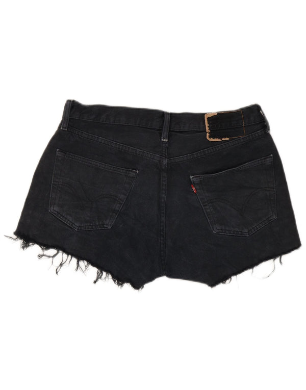 Levi's Damen-Jeansshorts W33 aus mittelblauer Baumwolle in Marineblau