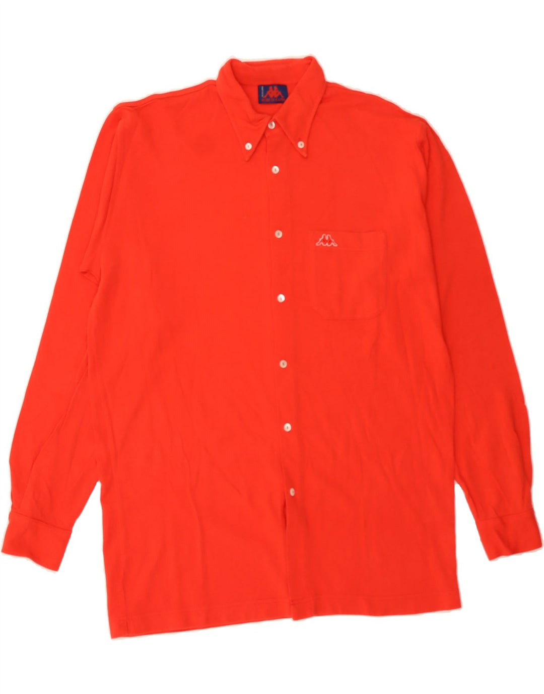 KAPPA Mens Shirt 2XL Red Cotton Vintage Kappa and Second-Hand Kappa from Messina Hembry 