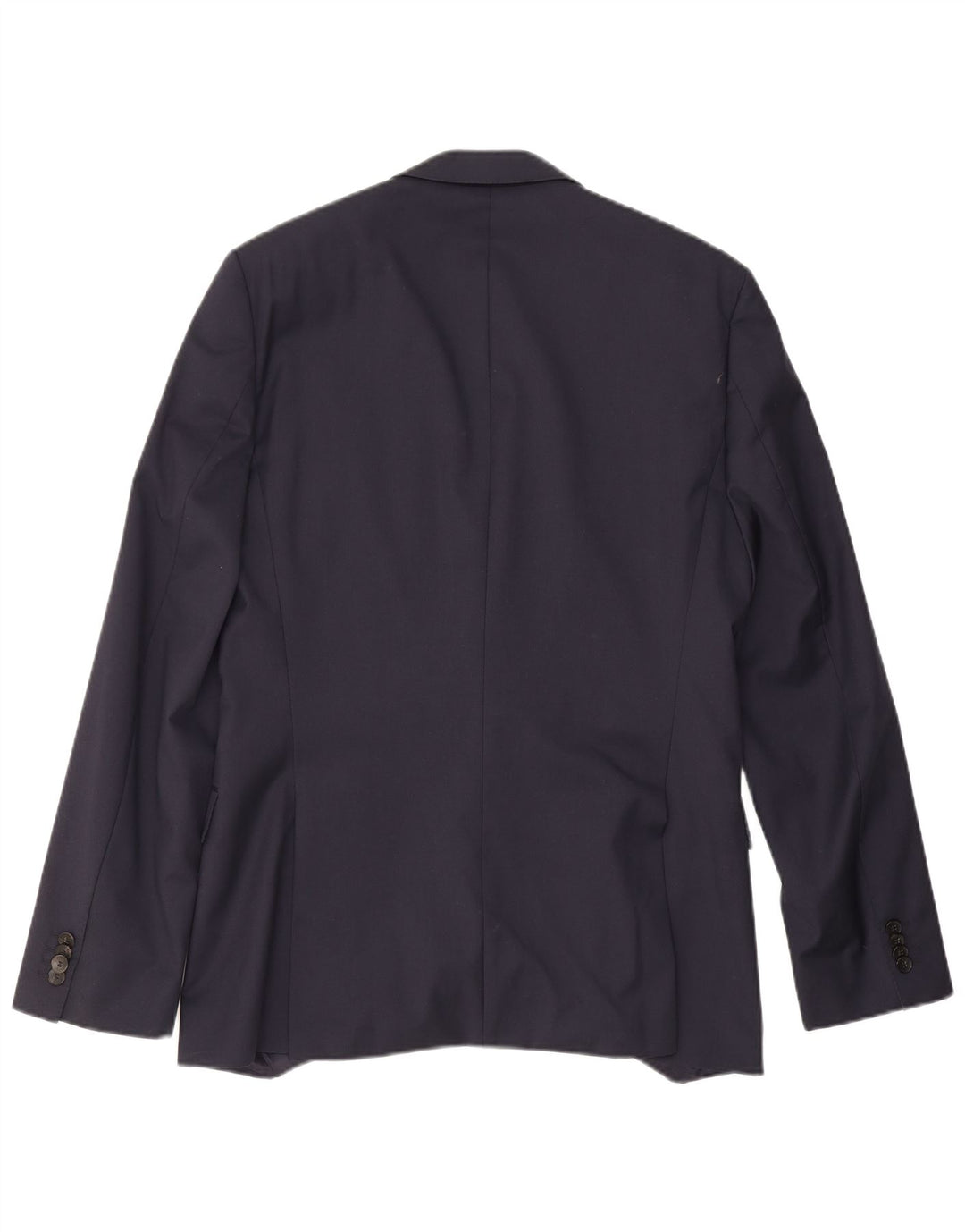 Hugo Boss Herre 2-knaps blazerjakke US 40 Large Navy Blue Virgin Wool