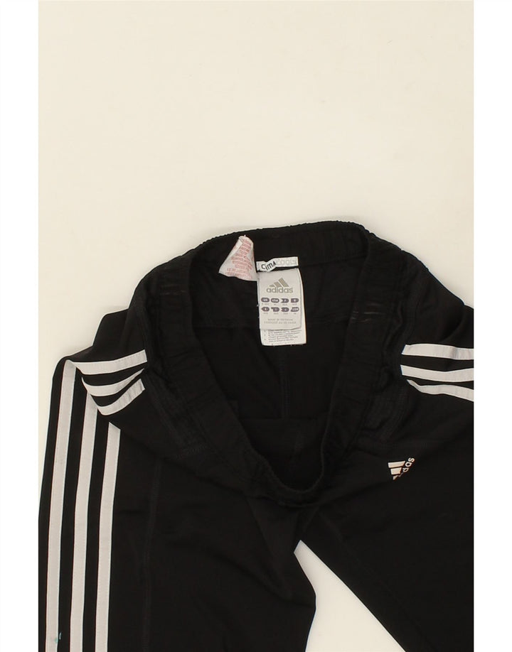 ADIDAS Girls Sport Shorts 9-10 Years Black Polyester Vintage Adidas and Second-Hand Adidas from Messina Hembry 