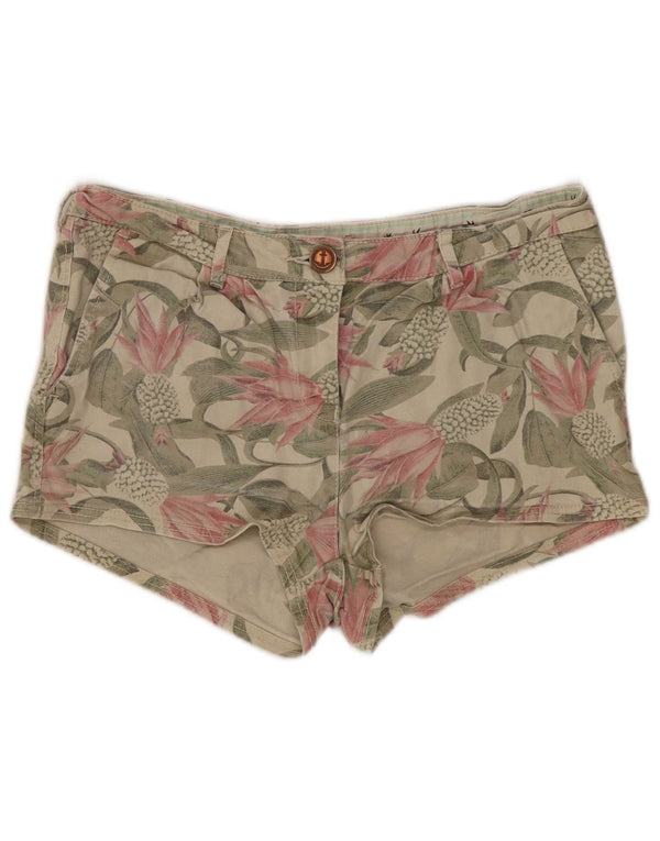 Scotch & Soda Hot Pants para niña 15-16 años W28 Algodón floral beige