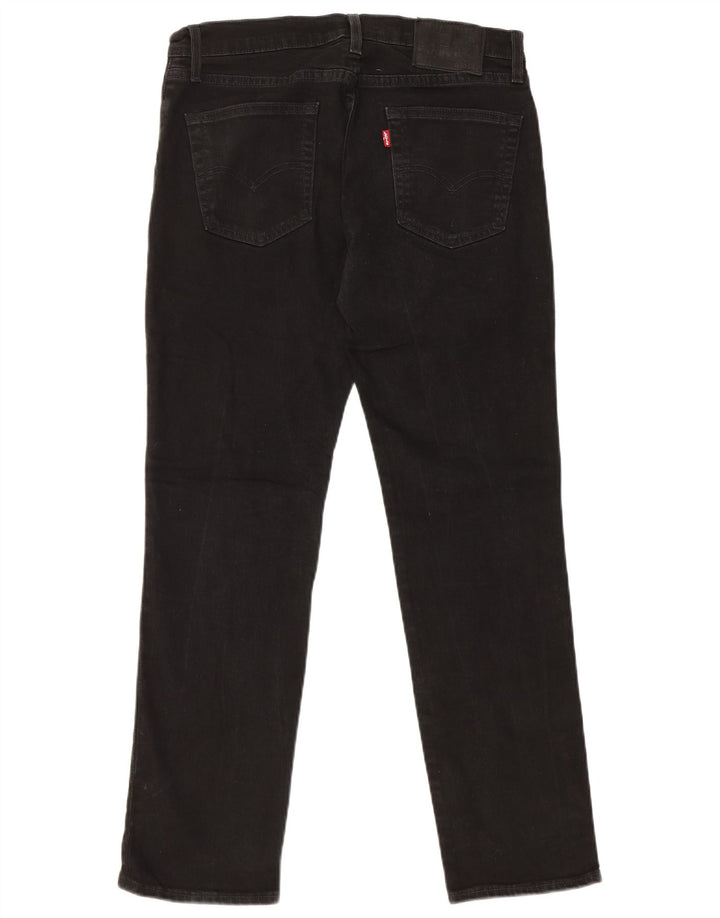Levi's Womens Slim Jeans W32 L30 Black Cotton