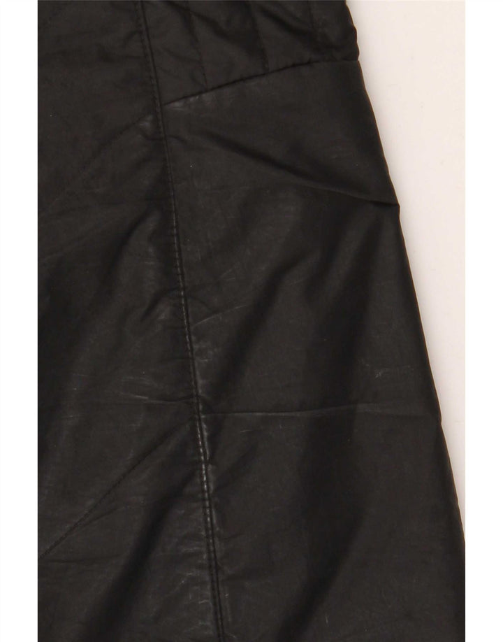 Jack Wolfskin Manteau rembourré à capuche pour femme UK 10 Petit Noir Polyester