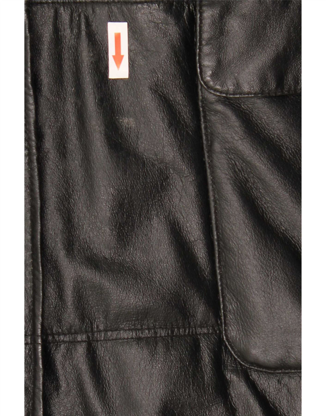 Privilegi Dame Hooded Læder Coat IT 46 Large Black