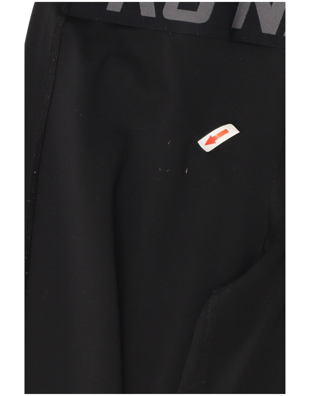 NIKE Womens Dri Fit Graphic Leggings UK 12 Mittelschwarzes Polyester