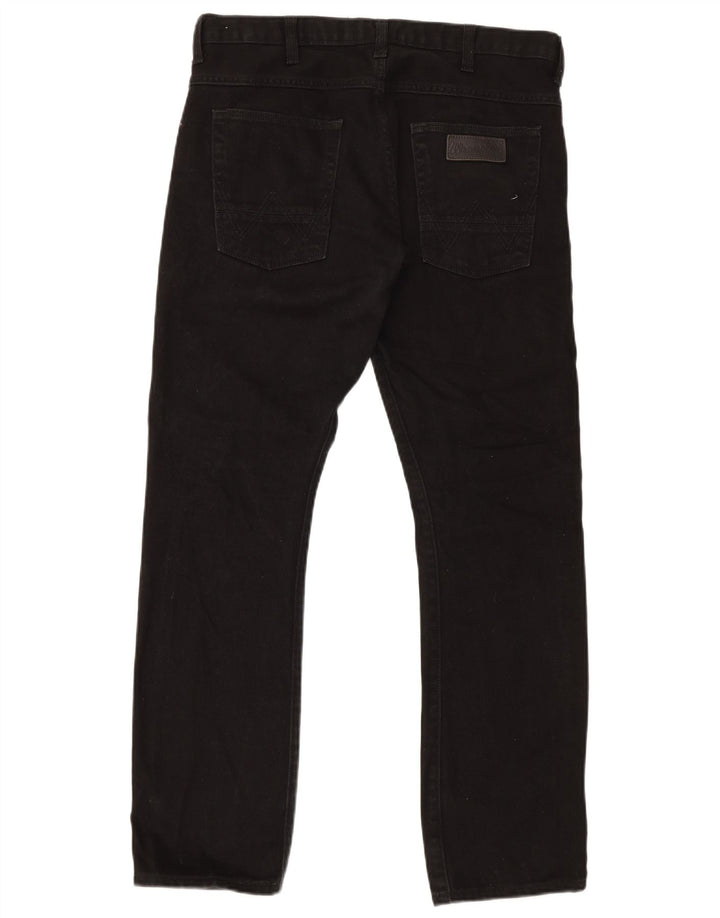 Wrangler Mens Spencer Slim Straight Jeans W34 L32 Black