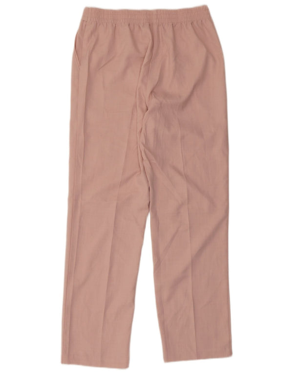 Marks & Spencer Pantalones Chinos Rectos para Mujer UK 10 Small W28 L28 Rosa