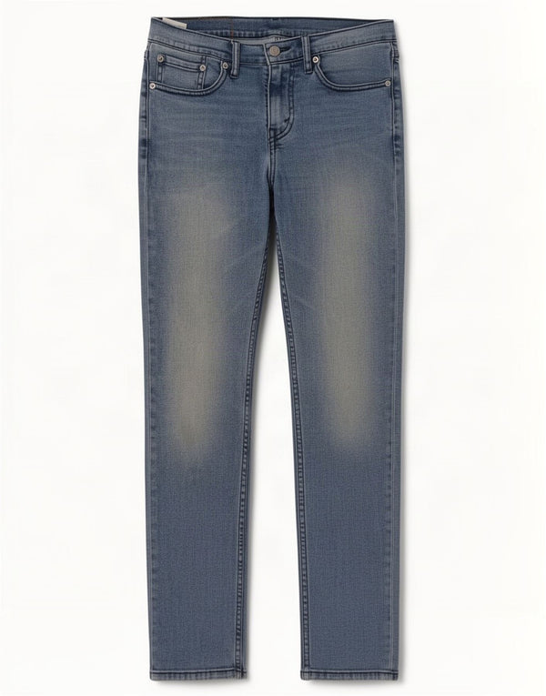 Levi's Herren 514 Straight Jeans W28 L32 Blaue Baumwolle