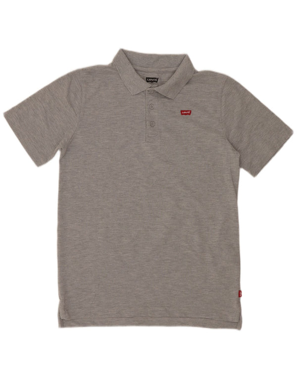 Polo Levi's da ragazzo 15-16 anni in cotone mélange grigio