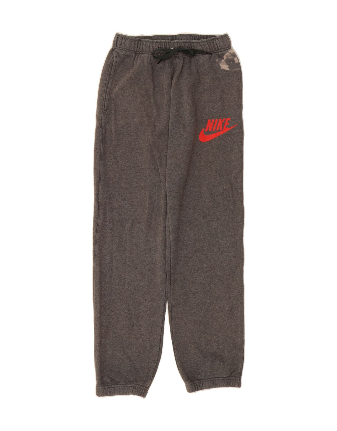 NIKE Mens Graphic Tracksuit Trousers Joggers Small Grey Cotton Vintage Nike and Second-Hand Nike from Messina Hembry 