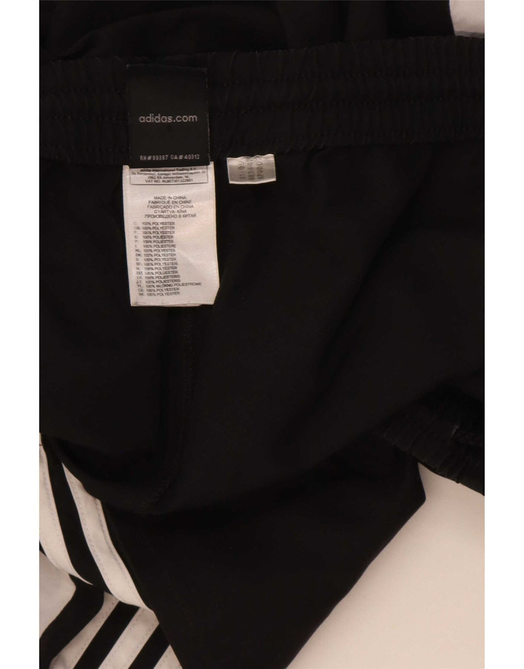 Adidas Short de sport pour homme Large Noir Colorblock Polyester